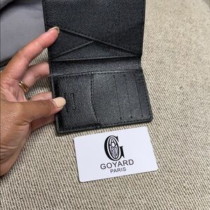 Goyard Black Card Holder